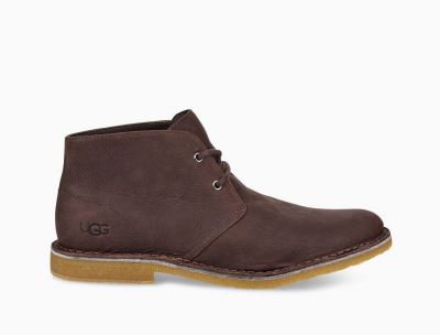 UGG Groveland Chukka Mens Boots Grizzly/ Chocolate - AU 374TS